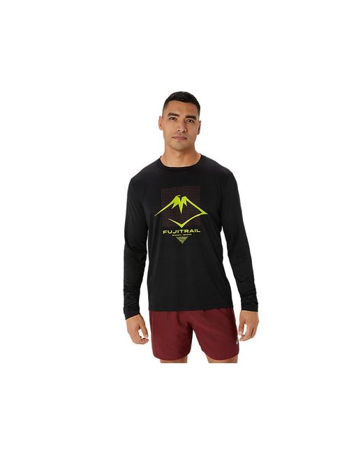 Fujitrail Logo LS Top Sweatshirt Asics de hombre de color Black