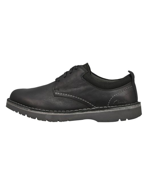 Clarks Black Eastridge Low Oxford for men