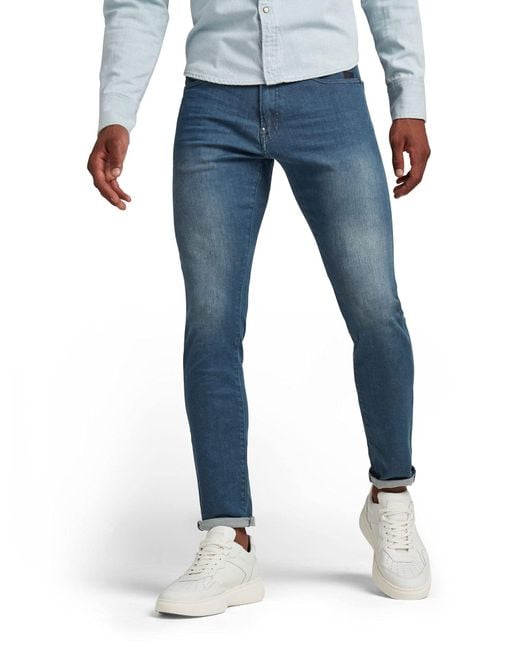 G-Star RAW Revend Fwd Skinny Jeans in Blue for Men | Lyst UK