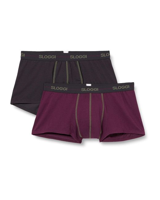 Start Hipster C2p Slip di Sloggi in Purple da Uomo