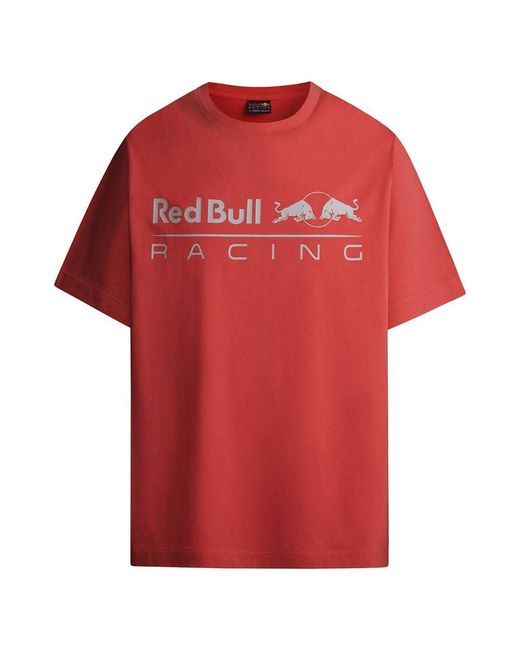 Red Bull Racing X RBR Logo Driver Tee T-Shirt di Pepe Jeans da Uomo