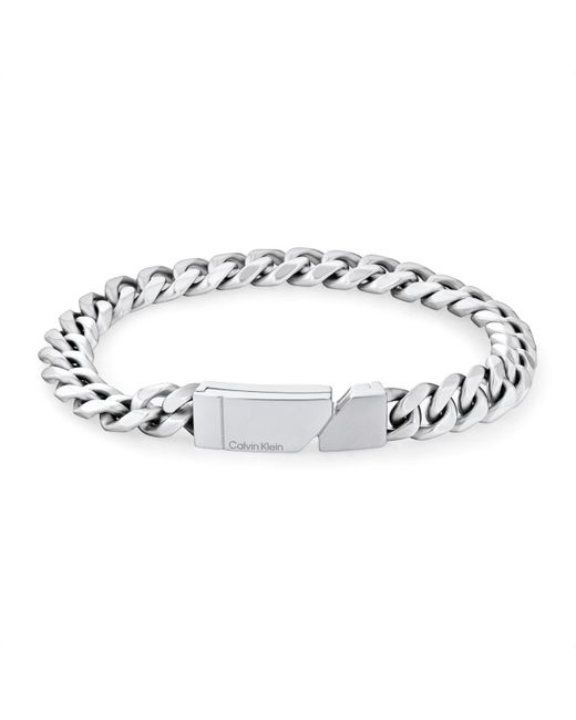 Pulsera de Cadena para Hombre Colección ELECTRIC de Acero Inoxidable Calvin Klein de hombre de color Metallic