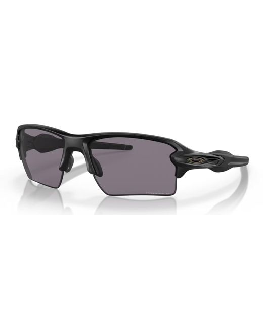 Oakley Standard Issue Flak 2.0 Xl Sunglasses Matte Black With Prizm Grey Polarized Lens + Hard Case for men