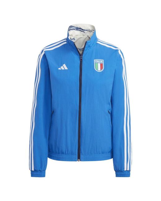Adidas Blue Italy Anthem Jacket