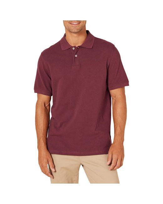 Polo en Coton Piqué Coupe Ajustée Amazon Essentials pour homme en coloris Purple