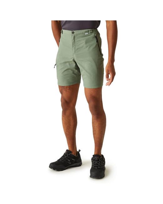 Pantaloncini da Passeggio Leesville II da Uomo con Tasche Multiple di Regatta in Green da Uomo