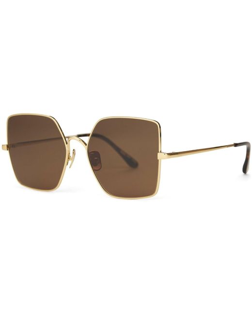 TOMS Brown Tulum 301 Square Sunglasses