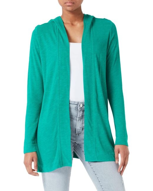 S.oliver Green Strickjacke lang