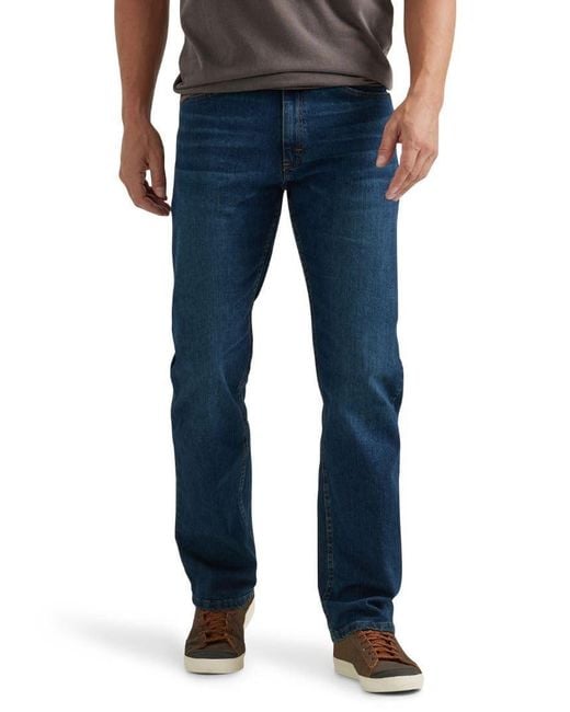 Wrangler Blue Authentics Regular Fit Comfort Flex Waist Jean for men