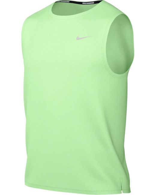 Herren Dri-fit Miler Tank Top Nike de hombre de color Green