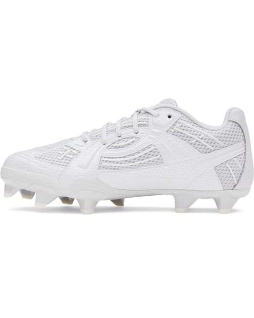 Under Armour White Glyde Sola Pro Tpu Softball Cleats Sneaker,