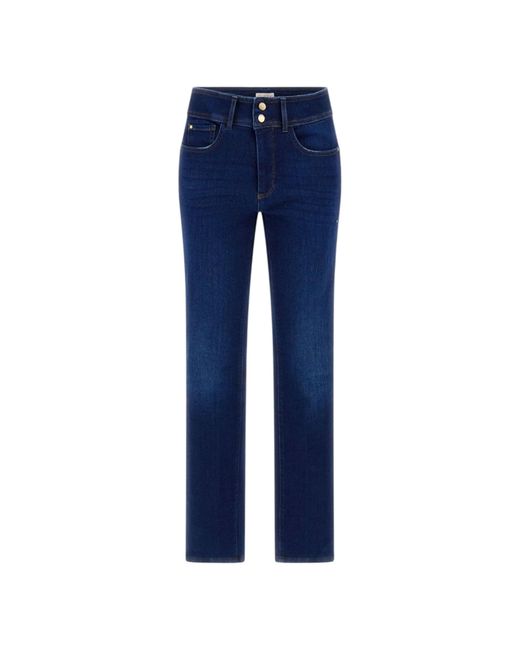 Jeans Shape Up Straight W5RA0VD5L91 Guess en coloris Blue