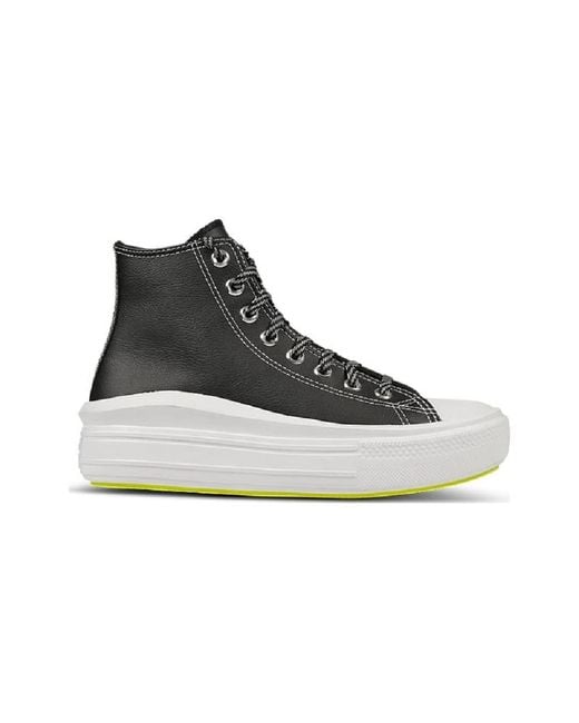 All Star Move Hi Platform di Converse in Black