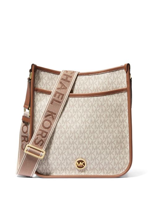 Michael Kors Luisa Large North South Messenger in Natural Lyst UK
