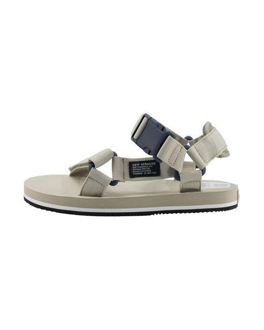 Levi's White Levis Footwear And Accessories Tahoe Refresh Sandals for men