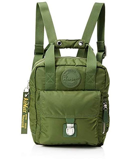 Dr. Martens Green Unisex Large Nylon Backpack Backpack