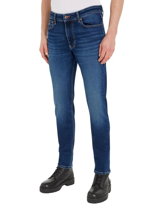 Tommy Hilfiger Blue Tommy Jeans Simon Skny Ah1254 Denim Pants for men