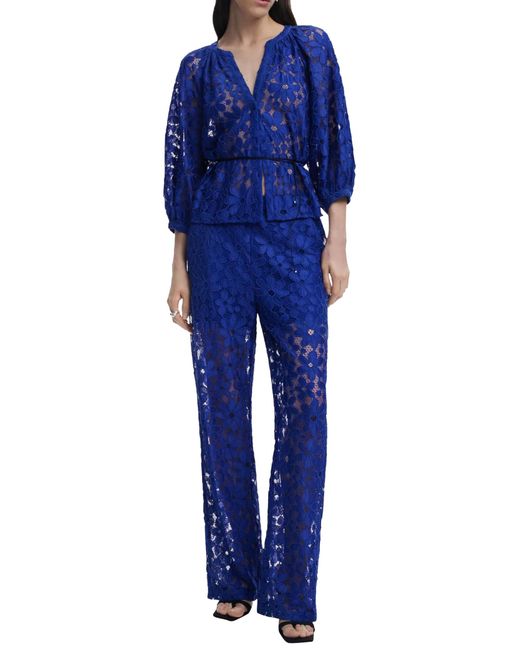 Desigual Blus_musas T-shirt Voor in het Blue