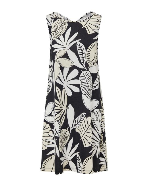 S.oliver White Kurzes Kleid mit Cut-Out-Detail schwarz 44