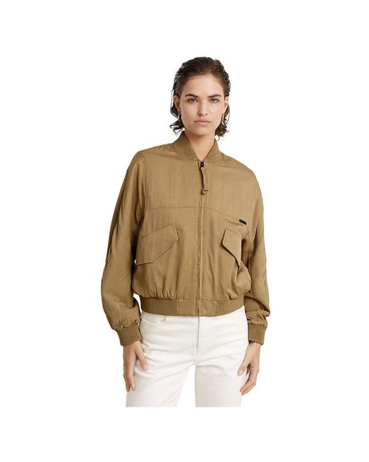 Everyday Bomber Overshirt Donna di G-Star RAW in Brown