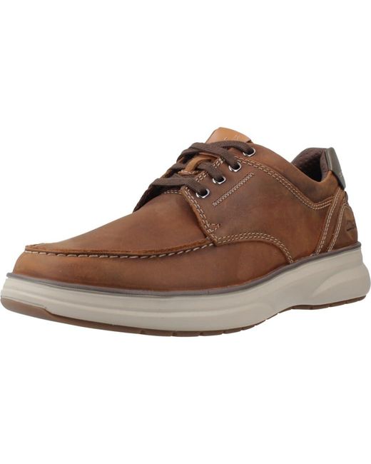 Clarks Premium Mullan Moc in het Brown voor heren