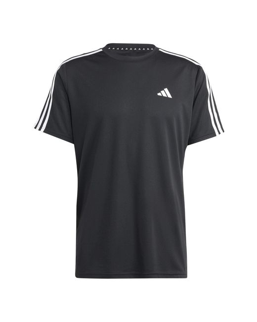 Adidas Train Essentials 3-stripes Training T-shirts in het Black voor heren