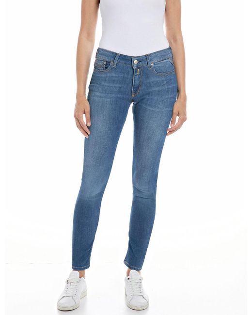 Replay Blue Women's Jeans With Power Stretch