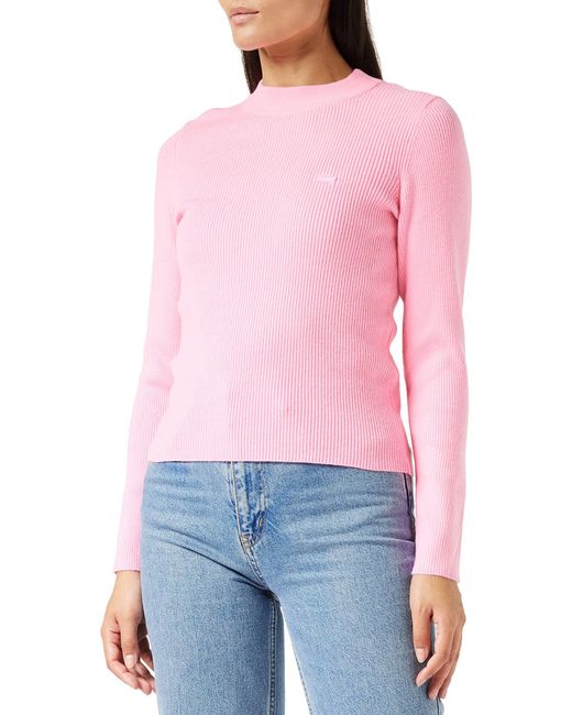 Crew Rib Sweater di Levi's in Pink