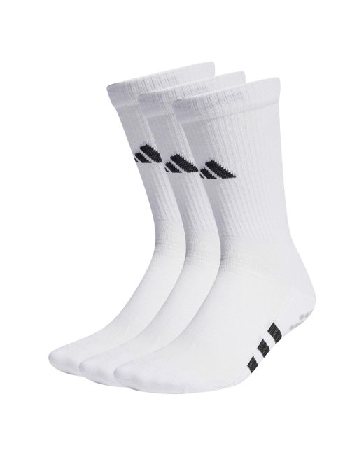 Performance Cushioned Crew Grip Socks 3-Pairs Pack Chaussettes Adidas en coloris Gray