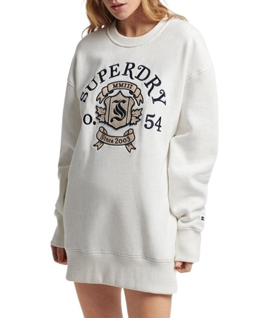Superdry Gray Sweatkleid Pride in Craft