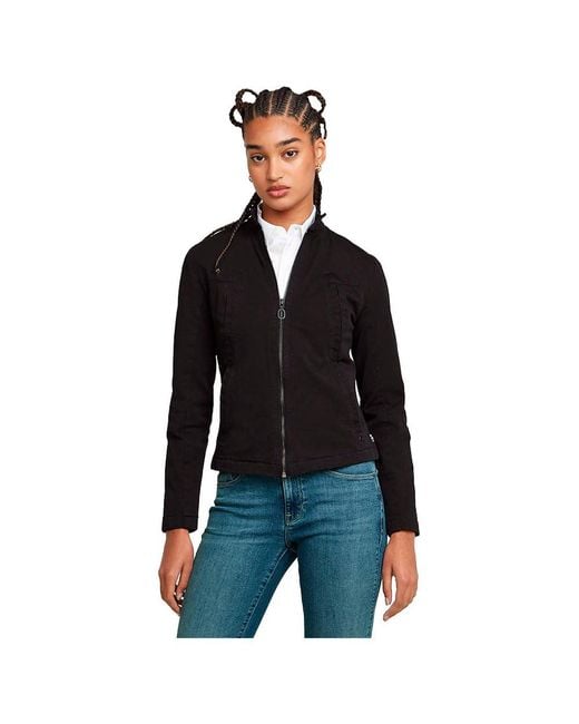 G-Star Biker Jack Wmn in het Black