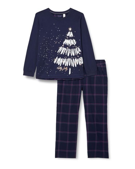 Triumph Blue Winter Moments Pk X Pajama Set