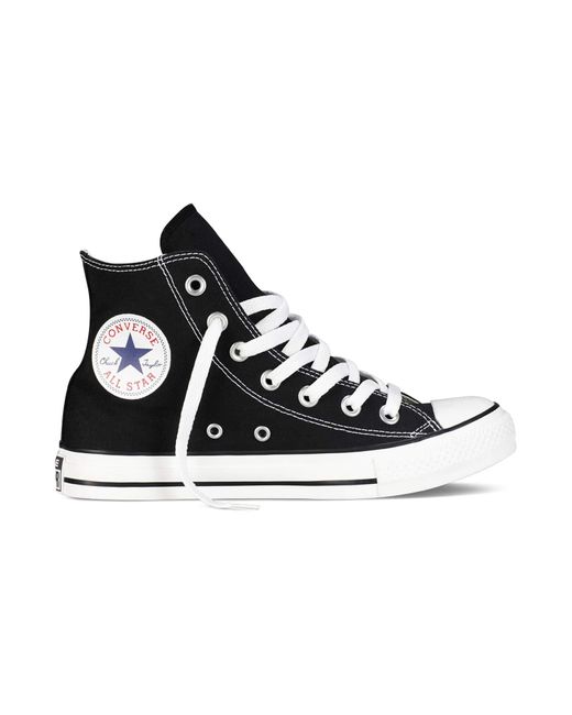 Converse Black Chuck Taylor All Star High Classic Ctas Hi Canvas Sneaker Mit 7kmh Aufkleber Schwarz 1507 42.5