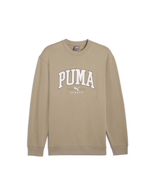PUMA Squad Top Met Ronde Hals Voor Xs Oak Branch Beige in het Natural voor heren