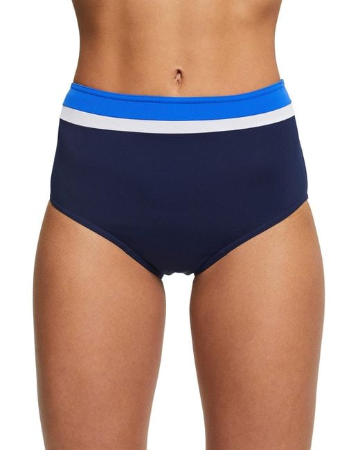 Mona Beach RCS H.w.Lettre Bas de Bikini Esprit en coloris Bleu Lyst