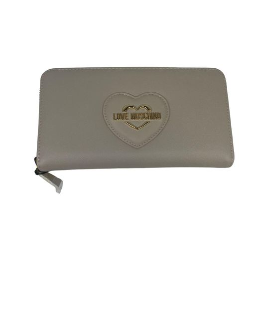 Love Moschino White Saffiano Wallet