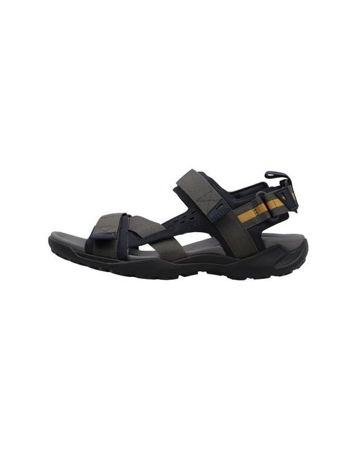 Geox Black U Terreno + Grip B Sports Sandal for men