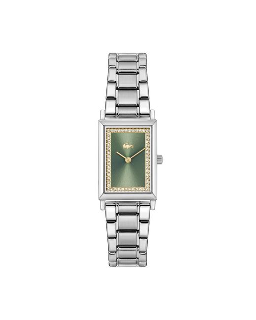 Orologio Con Movimento Al Quarzo A Due Lancette da Donna Collezione CATHERINE con Cinturino in Acciaio Inossidabile di Lacoste in White