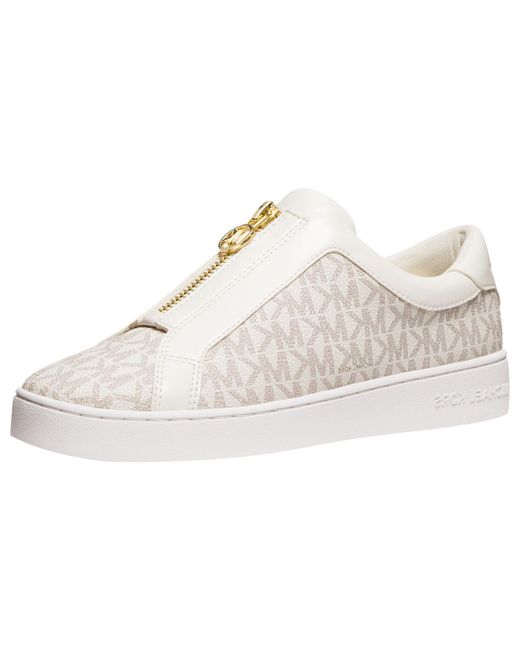 Michael Kors Black Keaton Zip Slip On Sneaker
