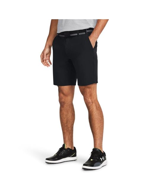 Under Armour Black Drive Tapered Shorts for men