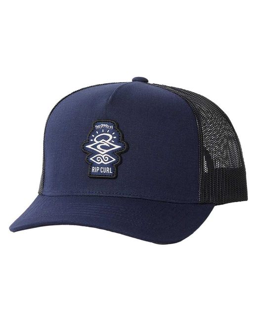 Rip Curl Blue Search Icon Trucker Cap One Size for men