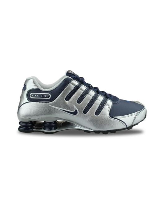 Nike Shox Nz Midnight Navy Metallic Silver 378341-402 in het Blue voor heren