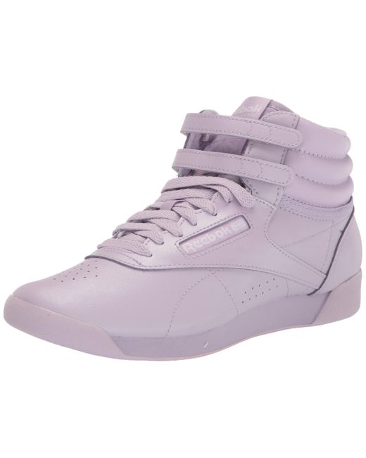 Reebok Purple Freestyle Hi High Top Sneaker