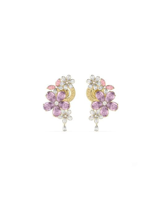 Orecchini Lily in acciaio dorato di Guess in Metallic