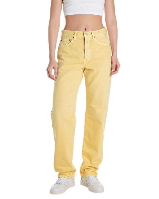 Replay Yellow Jeans W9Z1 Recycled