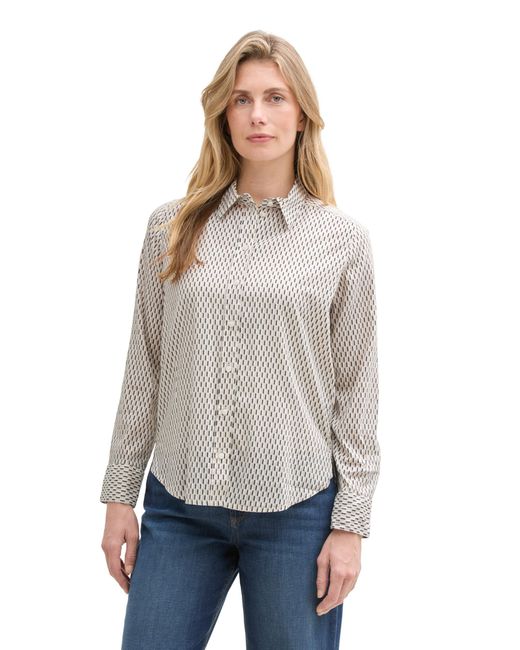 Tom Tailor Gray Hemdbluse mit Muster
