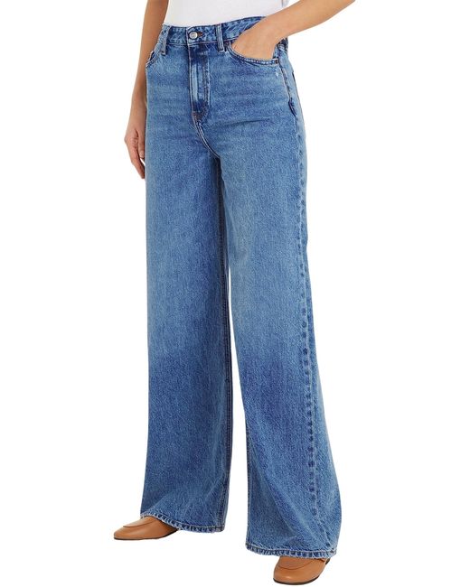 Tommy Hilfiger Blue Jeans Wide Leg High Waist