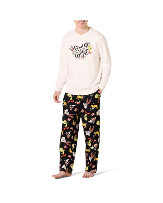 Looney Tunes Ensembles de Pyjama en Flanelle Amazon Essentials pour homme en coloris Black