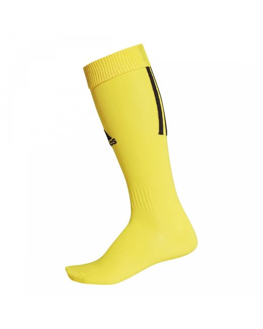 Adidas Yellow Santos 18 Socks for men