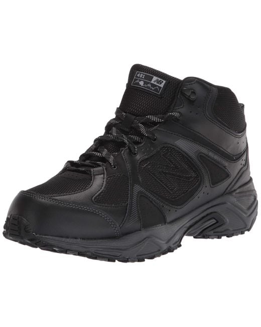 New Balance Black All Terrain 481 Medium/x-wide Mid Top Trail Shoes for men
